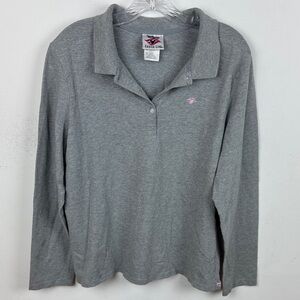 Vintage Disney Cruise Line Long Sleeve Polo